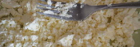 закусочный чизкейк из брынзы и огурца