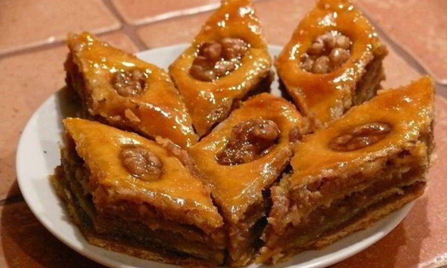 Рецепт домашняя пахлава в медовом сиропе