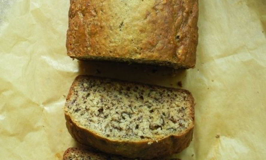 Рецепт бананового кекса с грецким орехом