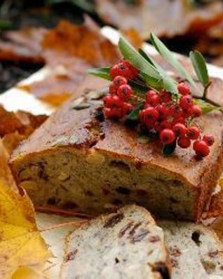 Банановый кекс с семечками