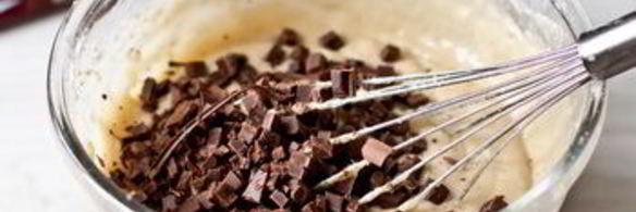 банановые кексики с шоколадом