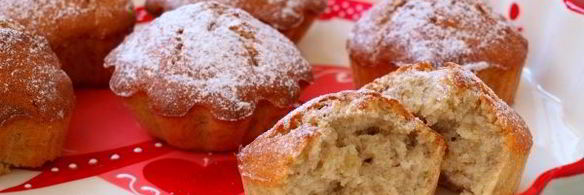 банановые кексы в силиконовых формах