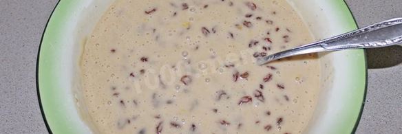 чайный кекс с изюмом