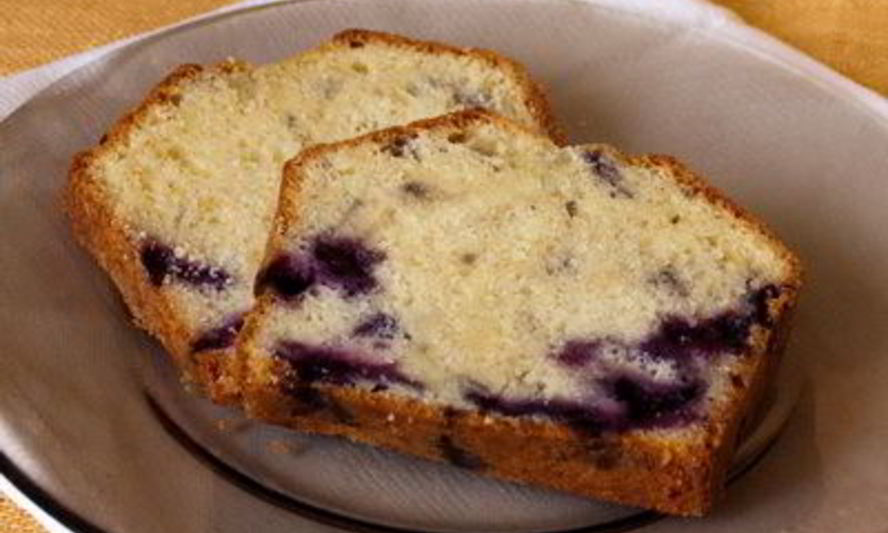 Рецепт фунтового кекса с голубикой