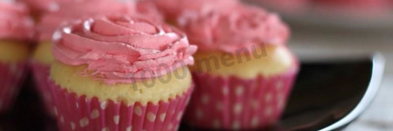 Капкейки со сливочным кремом