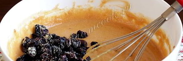 карамельный кекс на кукурузной муке