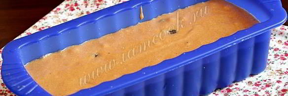 карамельный кекс на кукурузной муке