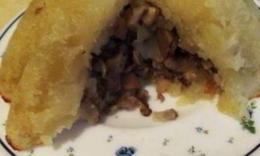 Рецепт картофельных кексов с грибной начинкой