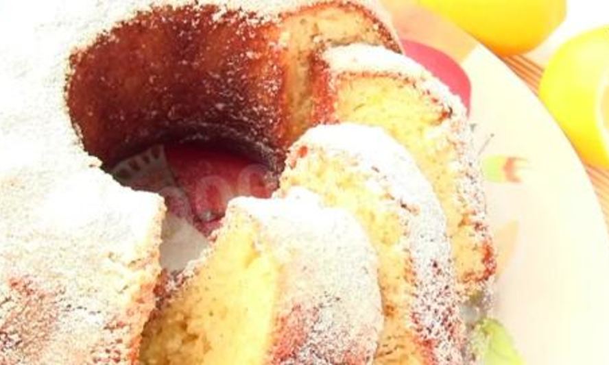 Рецепт кекса лимонного на кефире