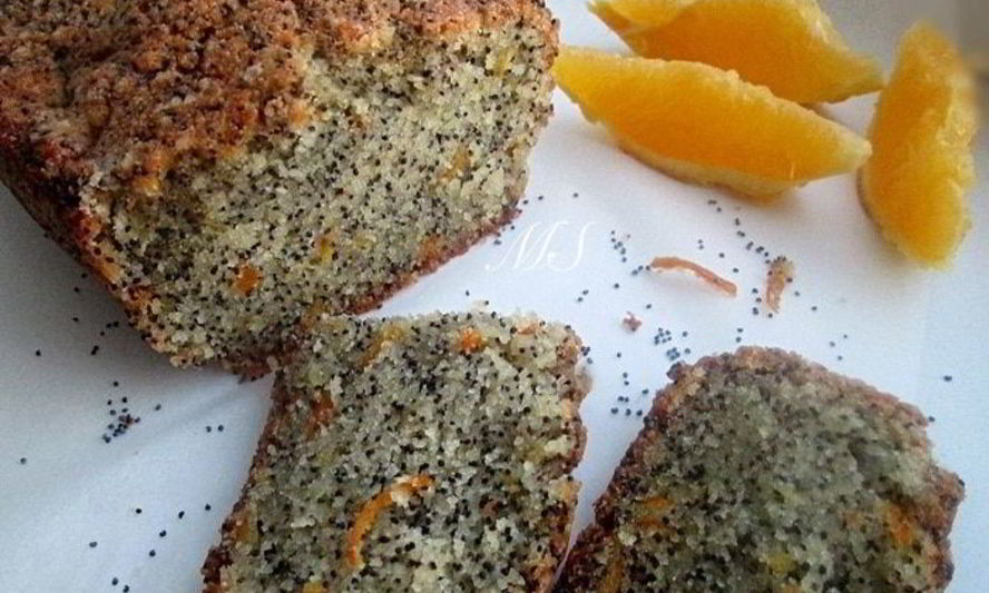 Рецепт кекса макового апельсин на манной крупе