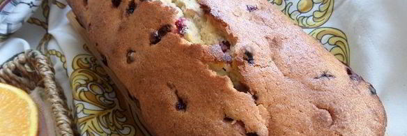 кекс на маскарпоне с брусникой