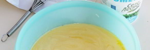 кекс на сметане и маргарине