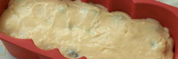 кекс с ежевикой и малиной