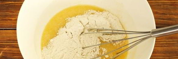 кекс с финиками и орехами