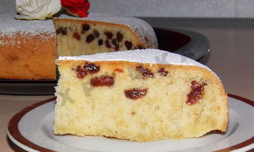 Рецепт кекса с изюмом в мультиварке