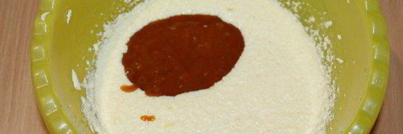 кекс с хурмой