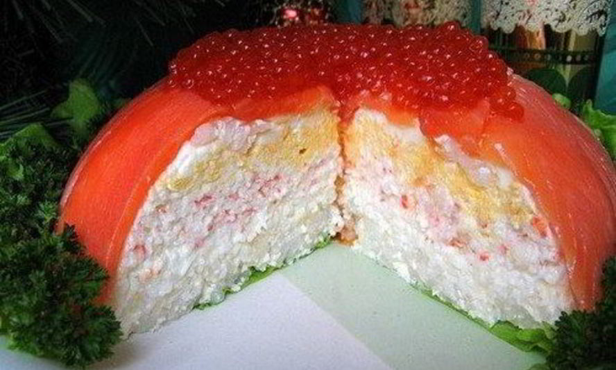 Рецепт кекса с красной рыбой и сыром