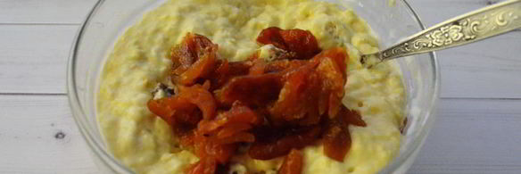 кекс с курагой