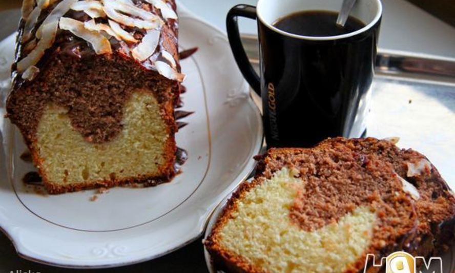 Рецепт кекса с нутеллой и кокосовым молоком