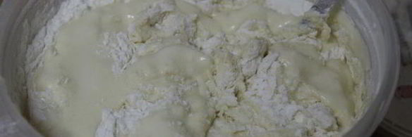 кекс с нутеллой и кокосовым молоком