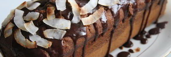 кекс с нутеллой и кокосовым молоком