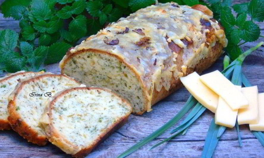 Рецепт кекса с сыром и зеленью