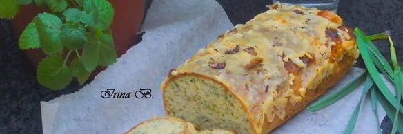 кекс с сыром и зеленью