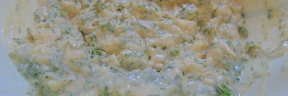 кекс с сыром и зеленью