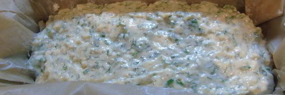 кекс с сыром и зеленью