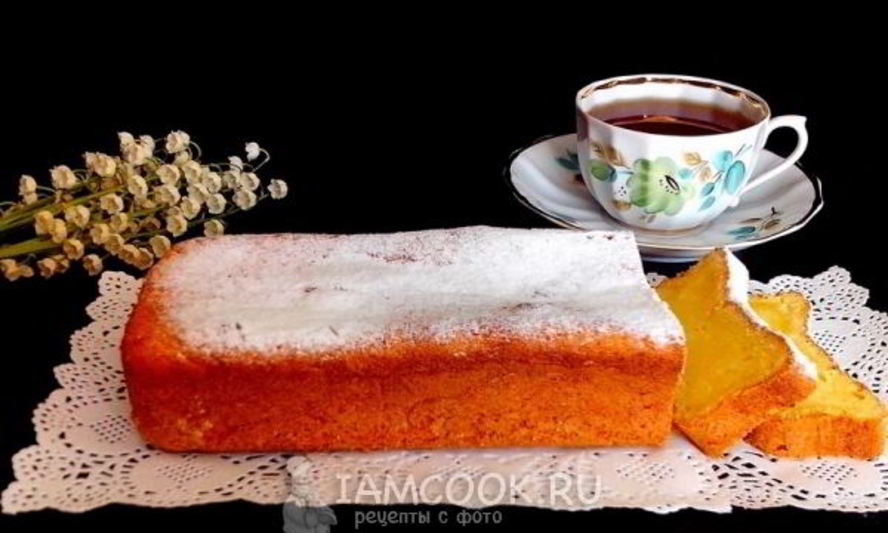 Рецепт кекса с творогом