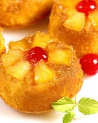 Кексики с ананасами