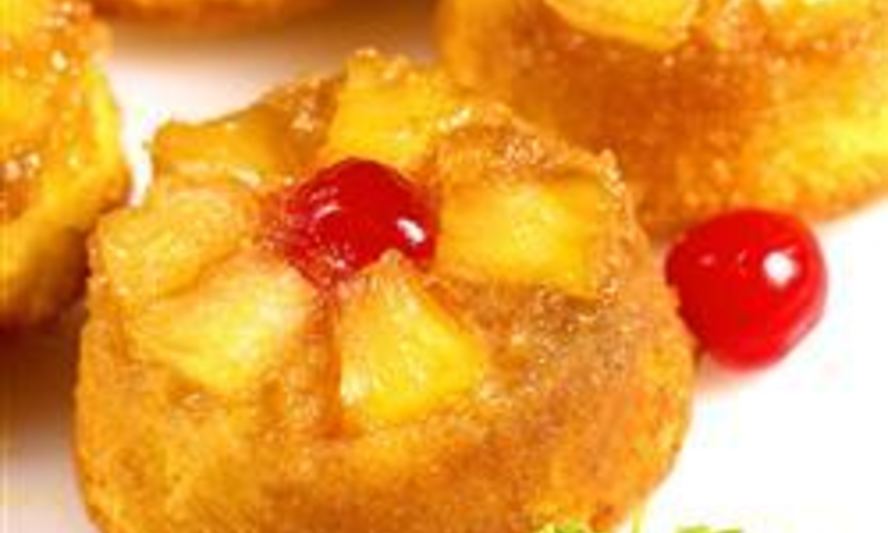 Рецепт кексиков с ананасами