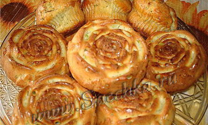 Рецепт кексов из кабачков