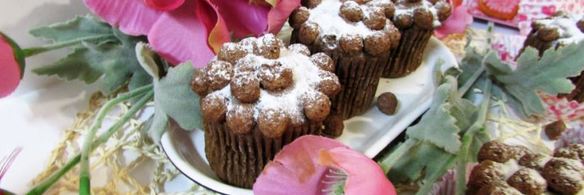 кексы из мороженого с шоколадными шариками