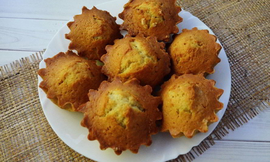 Рецепт кексов на кефире