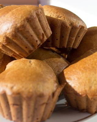 Кексы простые на молоке