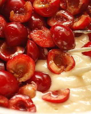 Кексы с черешней