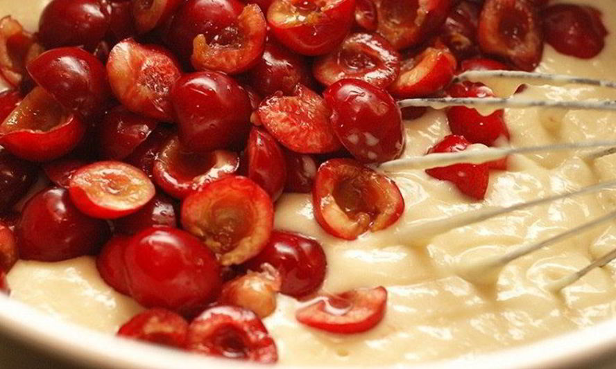 Рецепт кексов с черешней