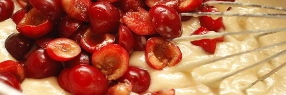 кексы с черешней