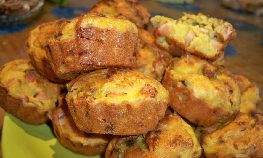 Рецепт кексов с кабачками