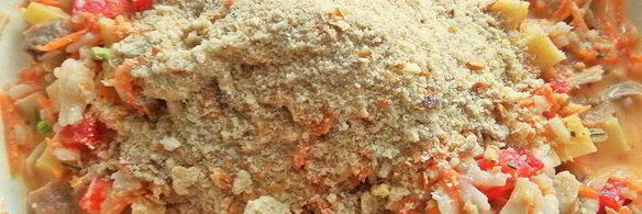 кексы с курицей и рисом