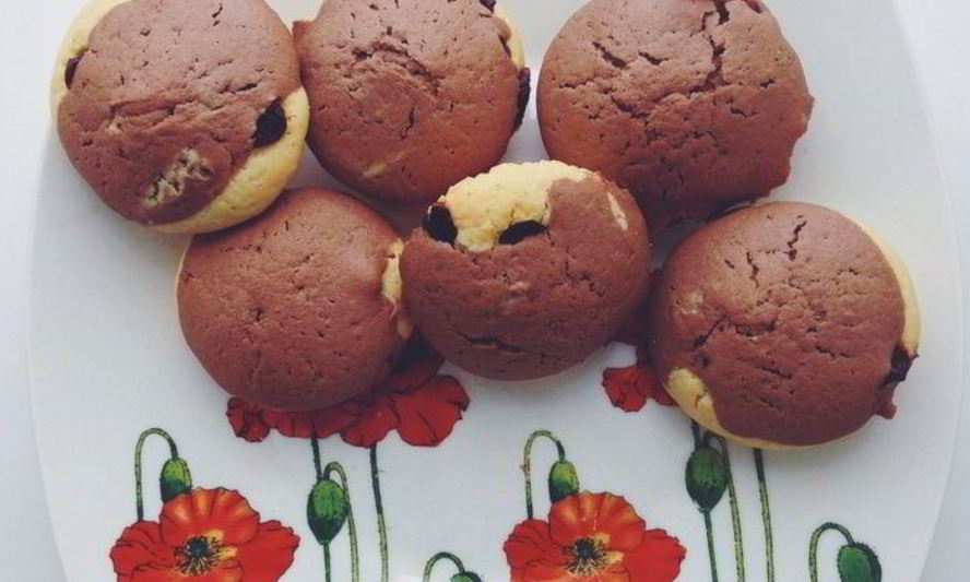 Рецепт кексов с сушеной клюквой