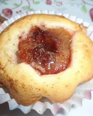 Кексы со сливой