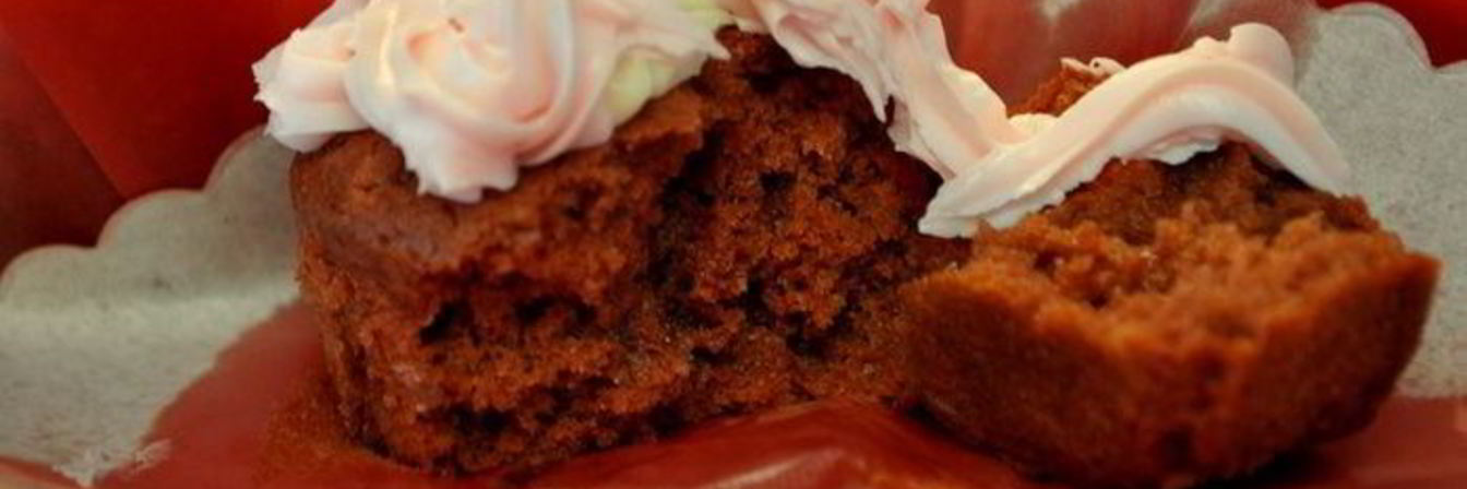 Красные бархатные капкейки