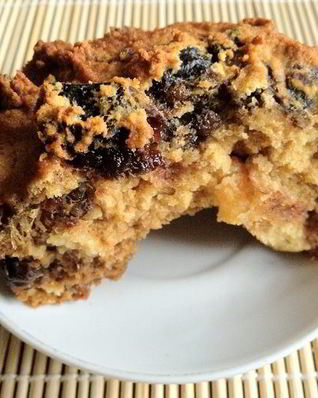 Кукурузные кексы с сухофруктами