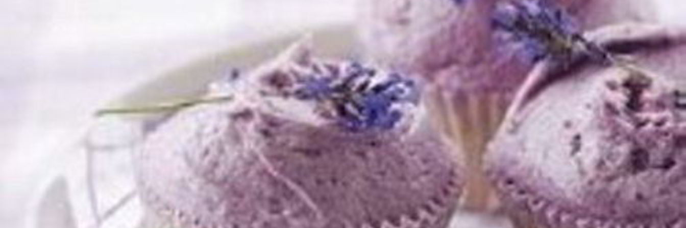 Лавандовые капкейки