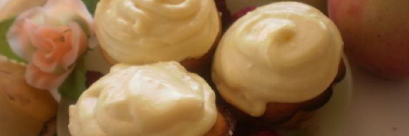 Лимонно-шафрановые капкейки