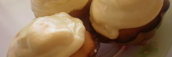 лимонно-шафрановые капкейки