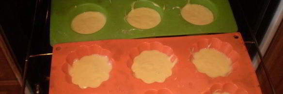 лимонно-шафрановые капкейки