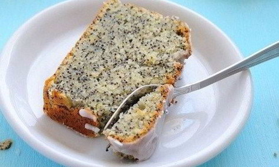 Рецепт лимонного кекса с маком